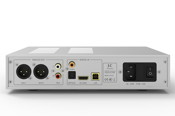 J.C Acoustics UDP-6 Pro ES9039SPRO Desktop DAC & Headphone Amplifier