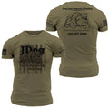 JDog Junk Removal & Hauling Shirt Military Green  | Grunt Style