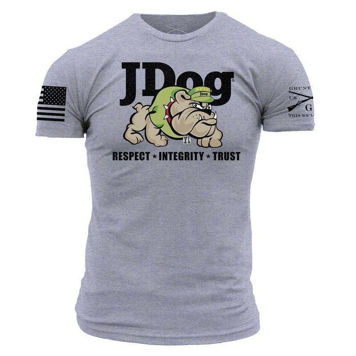 JDog Heather Grey Tee | Grunt Style