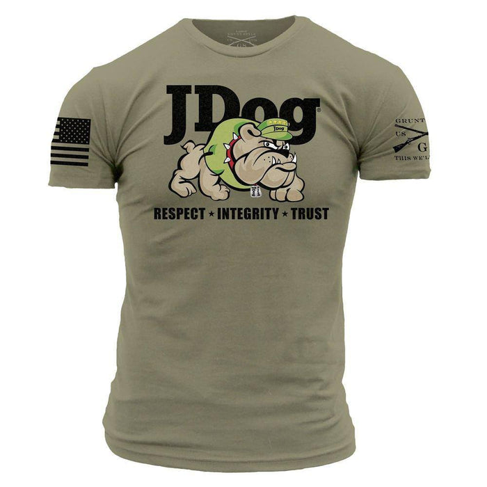 JDog Light Olive Tee | Grunt Style
