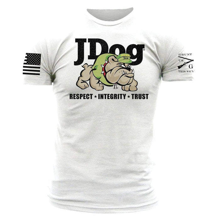 JDog White Tee | Grunt Style