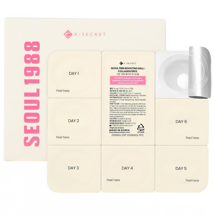 K-Secret Seoul 1988 Boosting Ball: Collagen 100% 35g