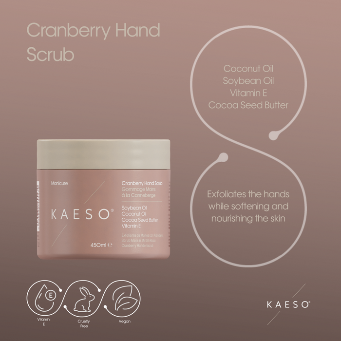 Kaeso Manicure Cranberry Hand Scrub 450ml
