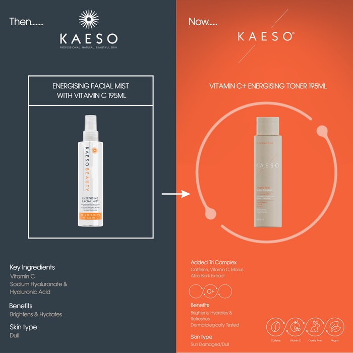 Kaeso Vitamin C+ Face Care Energising Toner 195ml