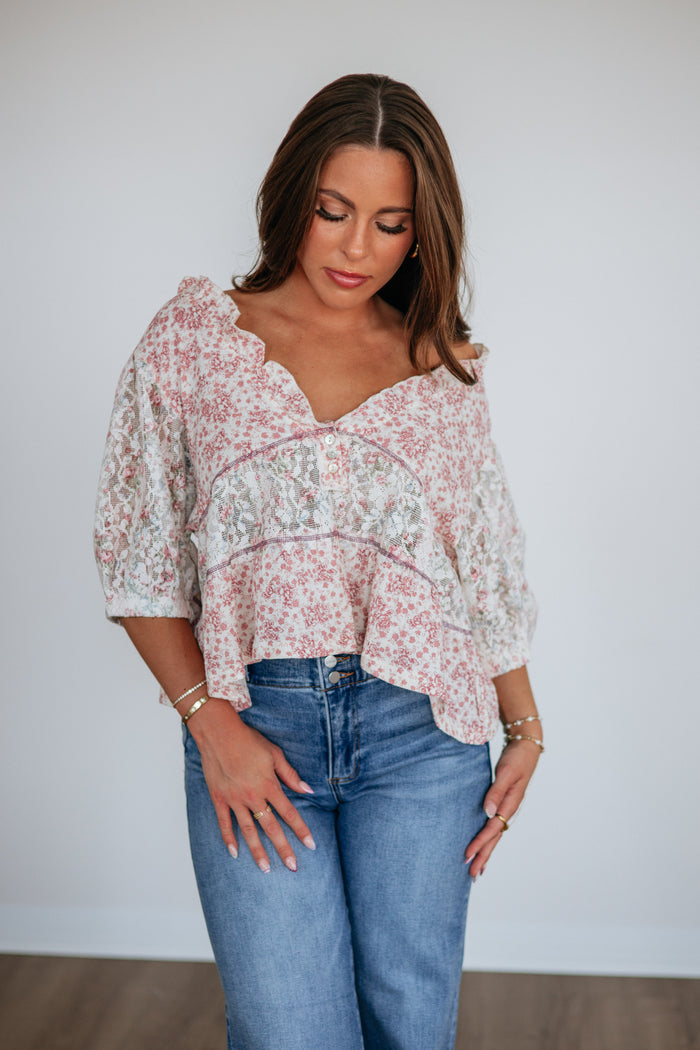 Katya Floral Top