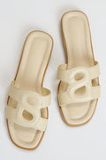 kefi sandal in beige by buttonscarves