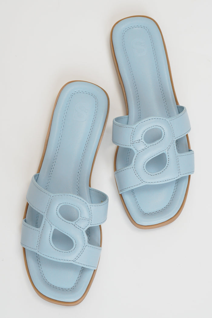 kefi sandal in blue by buttonscarves