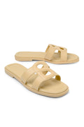 kefi sandal in custard by buttonscarves
