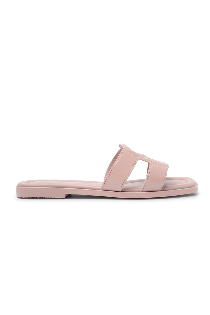 kefi sandal in mauve by buattonscarves outsole view