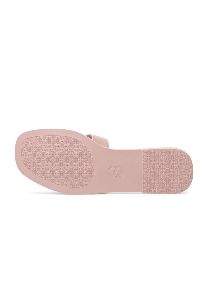 kefi sandal in mauve by buattonscarves outsole view