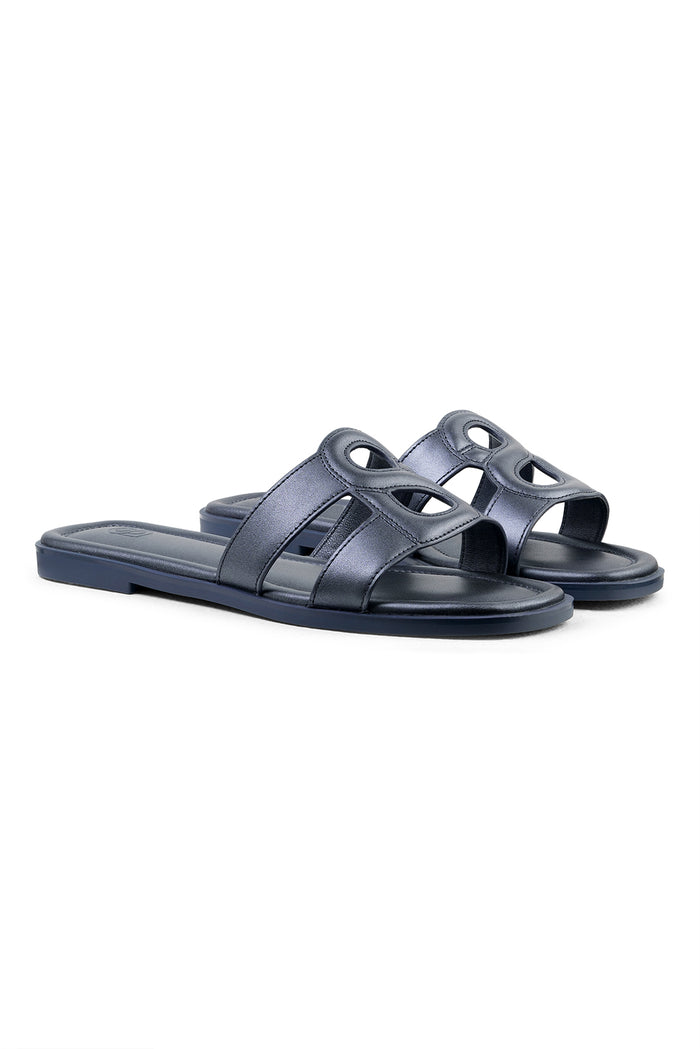 kefi sandal in midnight by buttonscarves