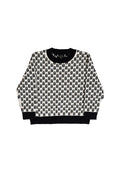 Kids Signature Monogram Sweater - Black Pearl