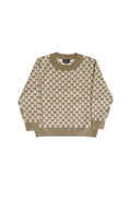 Kids Signature Monogram Sweater - Pale Gold