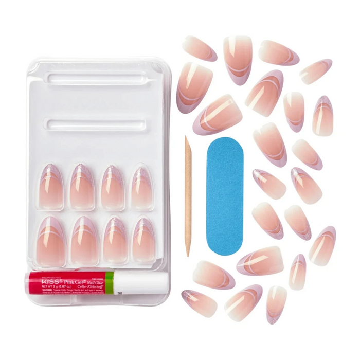 Kiss Voguish Fantasy Nails Rainy Night 28x