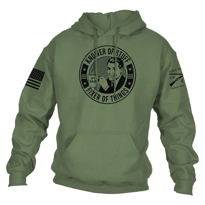 Grunt Style Knower Of Stuff Hoodie - Military Green hoodies