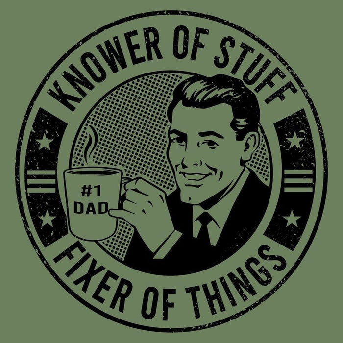 Grunt Style Knower Of Stuff Hoodie - Military Green artwork
