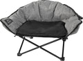 Heather Grey Kuma Little Lazy Bear Dog Chair 900-KM-LDG-HG - Front View | United RV Parts