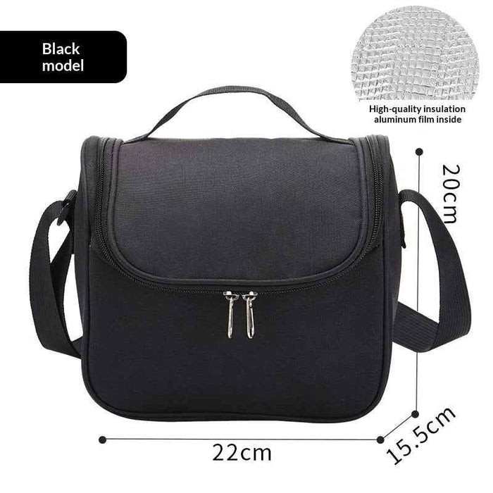 Large-Capacity Insulated Oxford Cloth Lunch Cooler Bag
