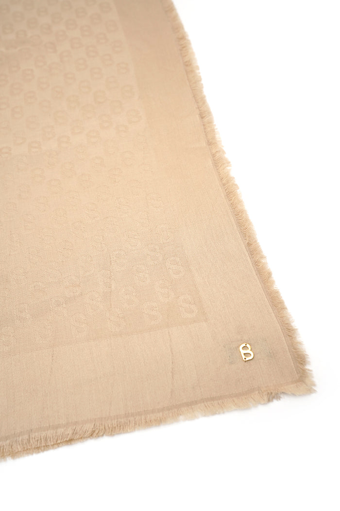Lavish Monogram Wool - Beige