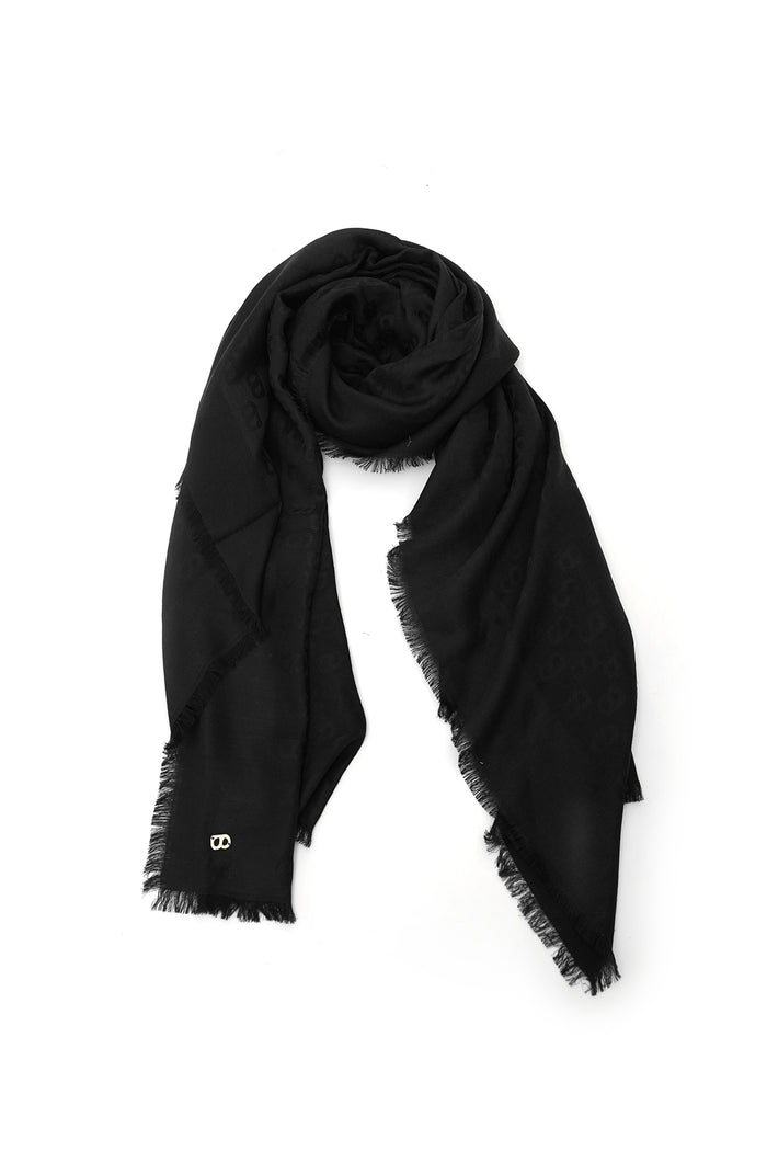 Lavish Monogram Wool - Black