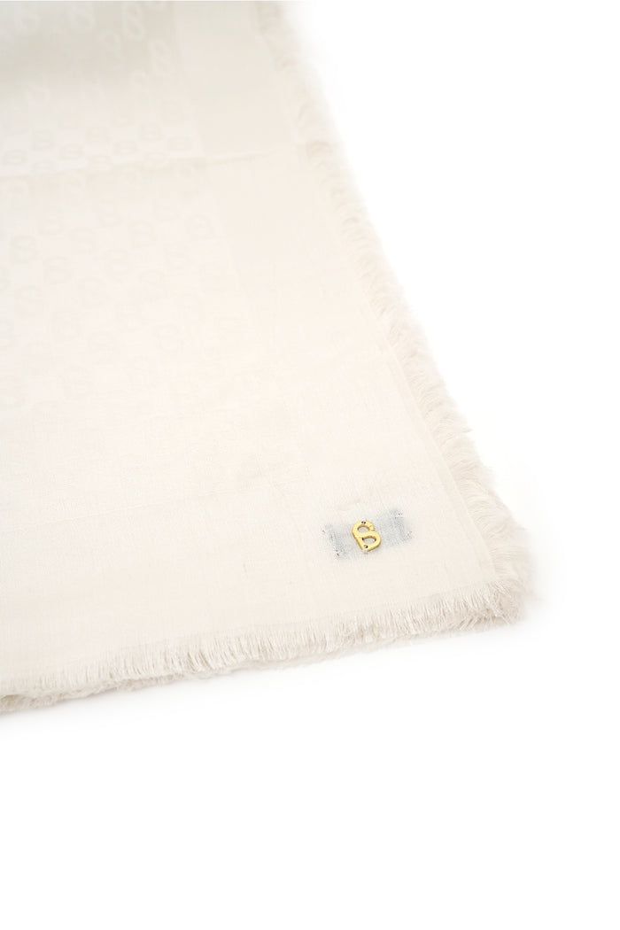 Lavish Monogram Wool - Ivory