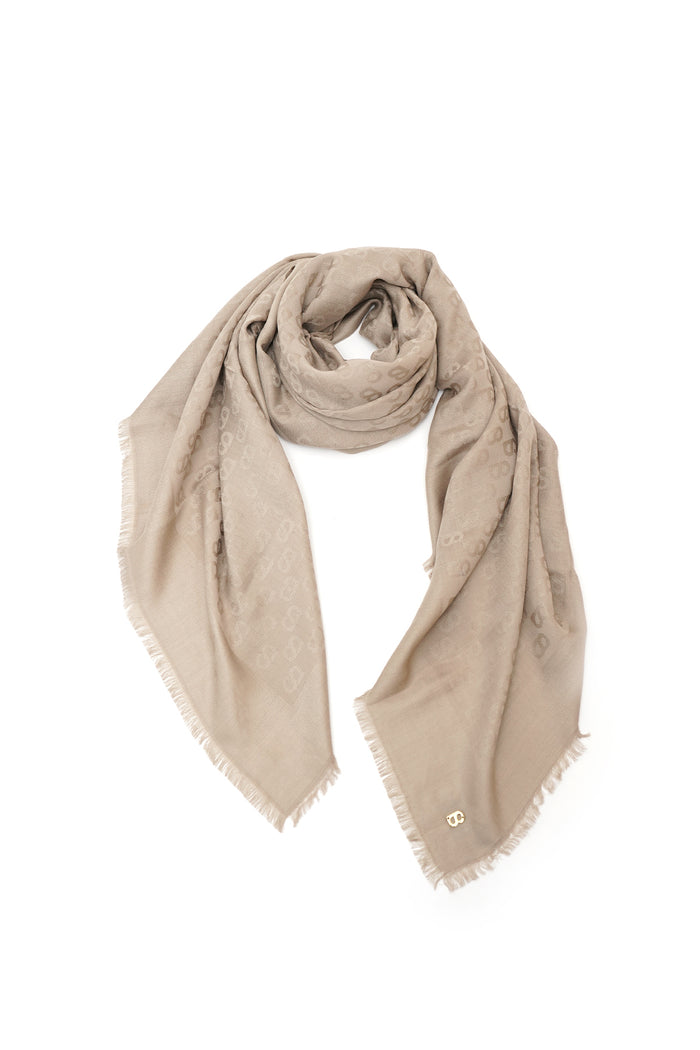 Lavish Monogram Wool - Taupe