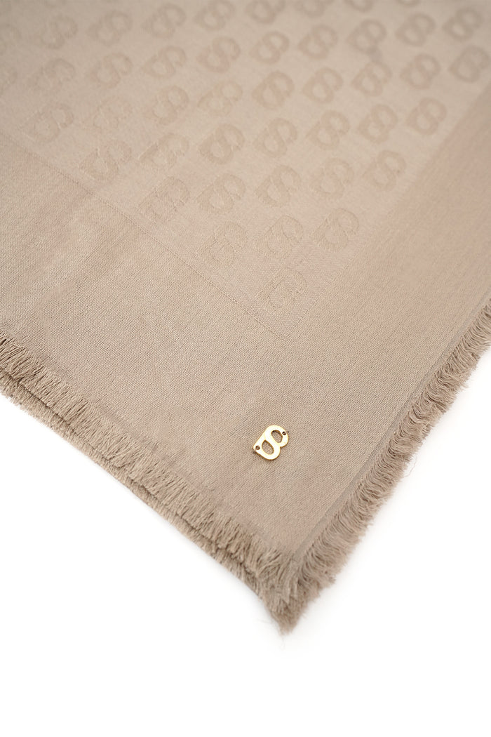 Lavish Monogram Wool - Taupe