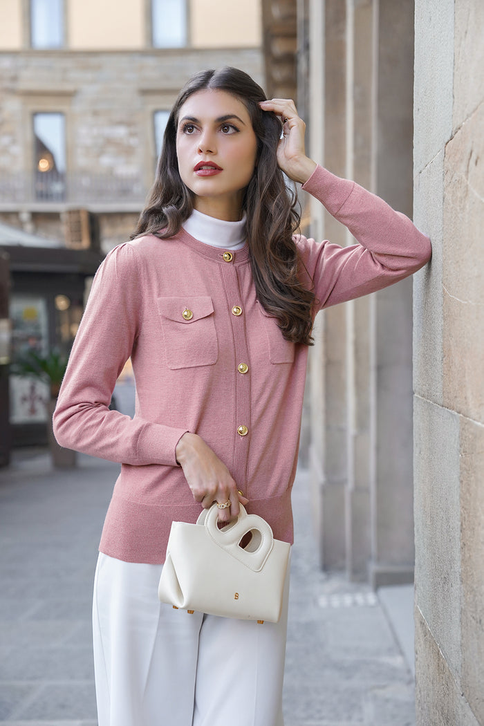 Lisa Cardigan - Mauve