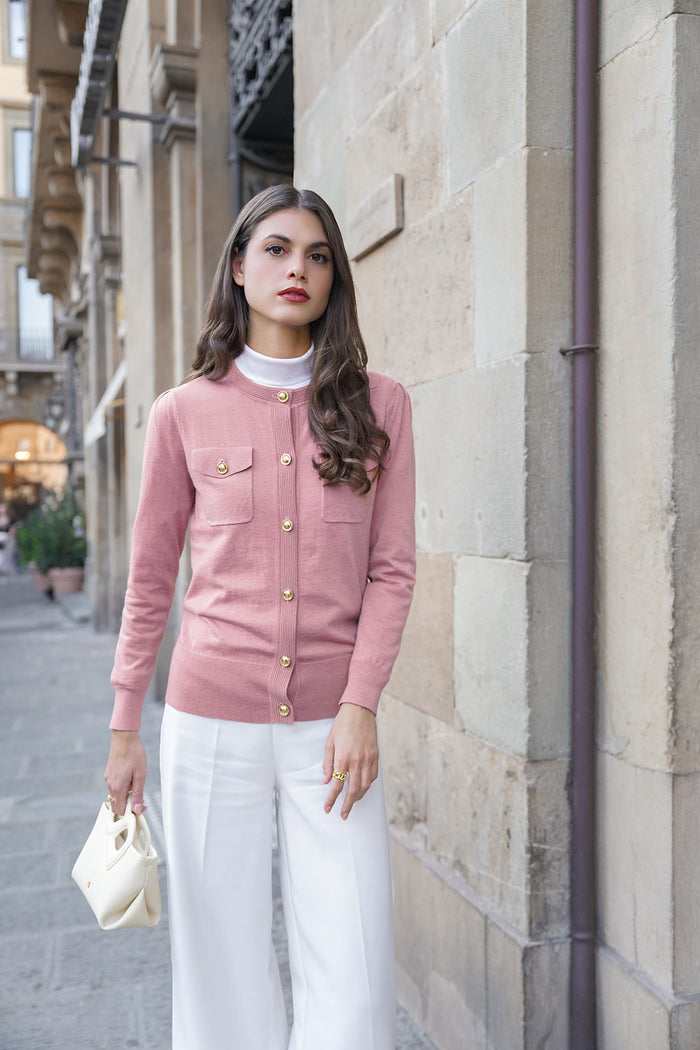 Lisa Cardigan - Mauve