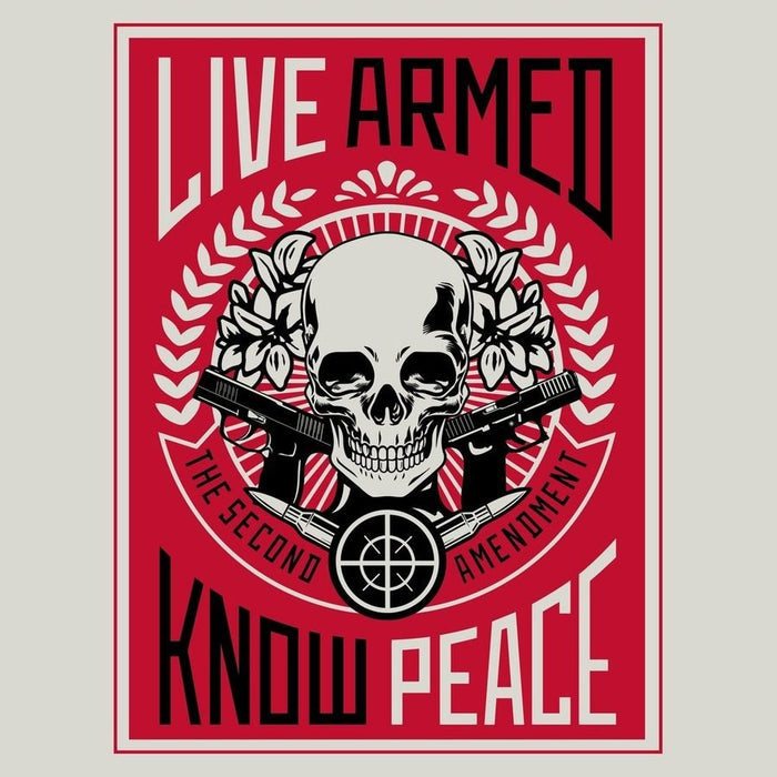 Grunt Style Live Armed T-Shirt - Sand artwork