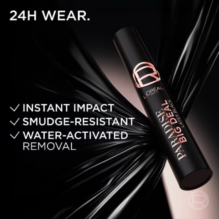 L'Oreal Paris Paradise Big Deal Latex Volumising Mascara Black 9ml
