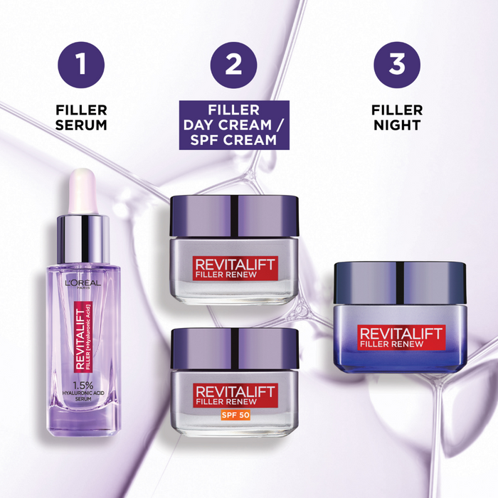L'Oreal Paris Revitalift Filler Replumping Care Anti-Ageing Day Cream 50ml