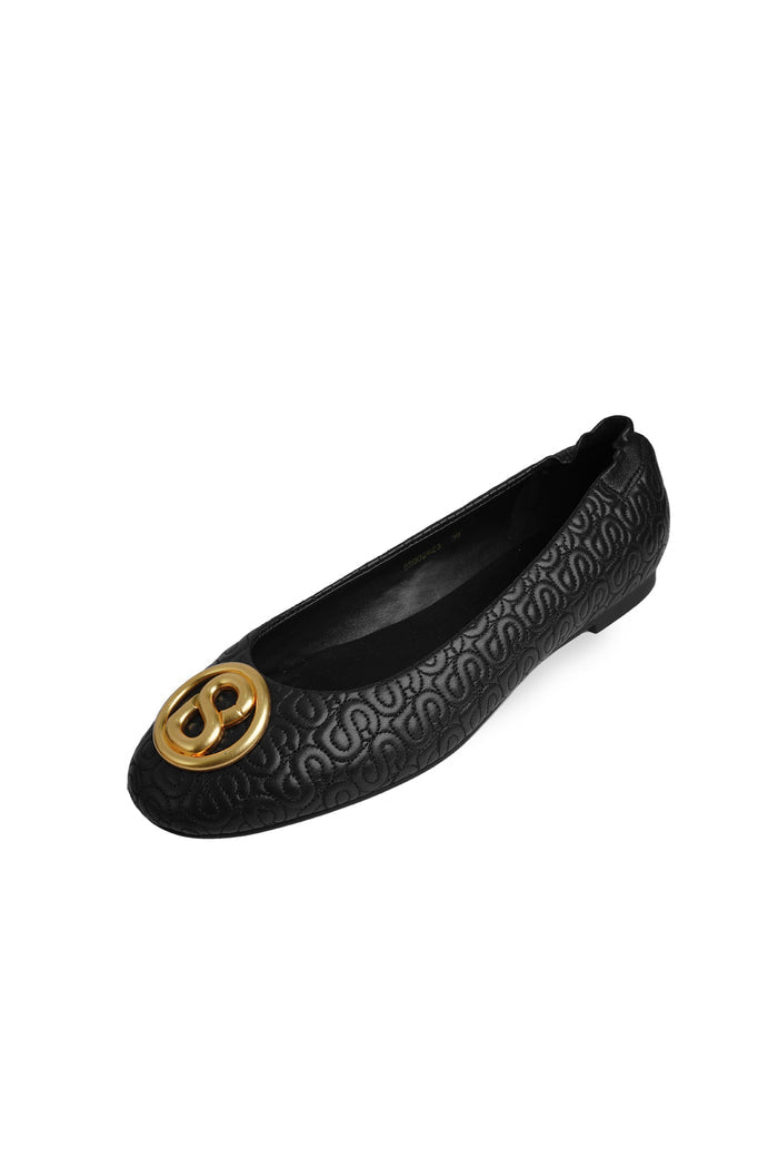 Luna Flat Shoes - Black