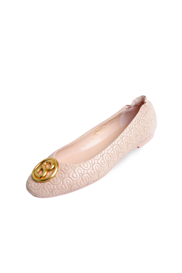 Luna Flat Shoes - Tan