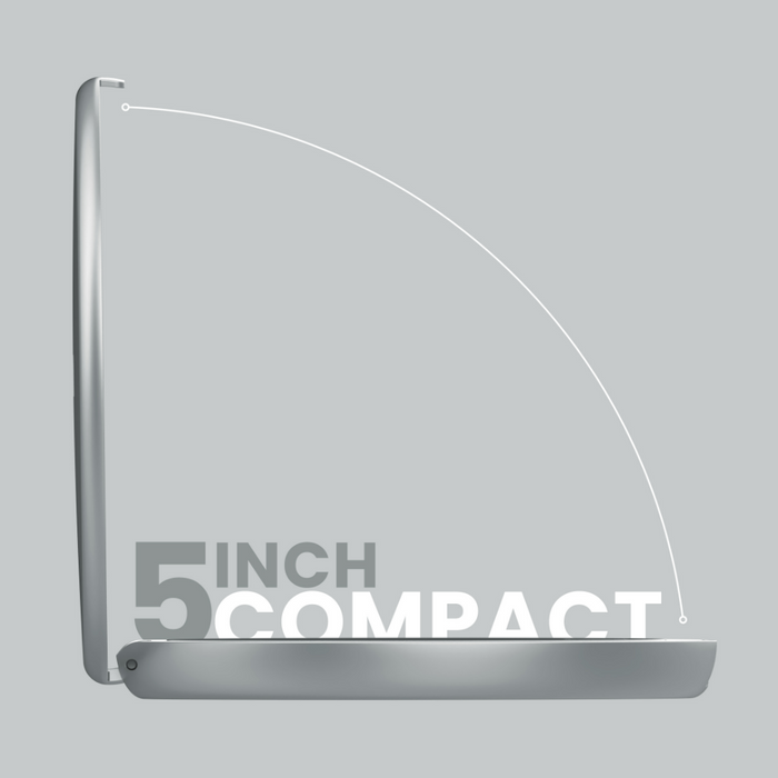 Luna London Compact Mirror Chalk Grey