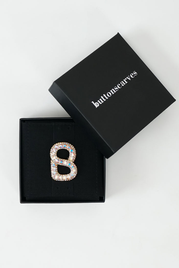 Luxe Signature Gleaming Brooch - Gold