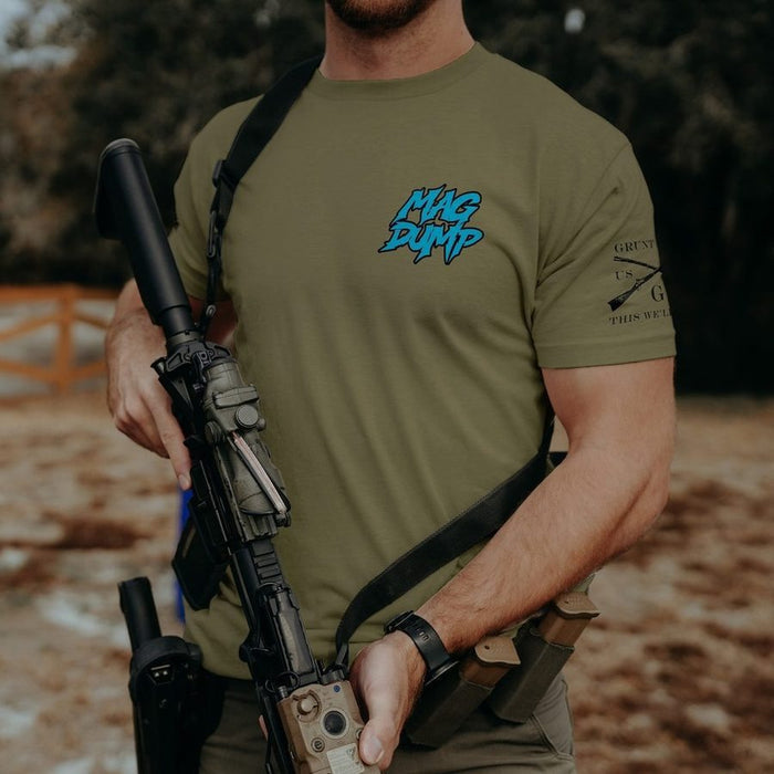 Mag Dump T-Shirt - Military Green