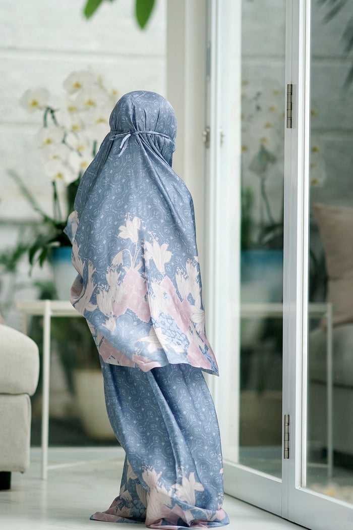 Maharani Prayer Robe For Kids - Blue