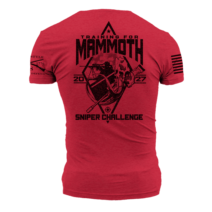 Mammoth Sniper Challenge 2027 Training T-Shirt - Red