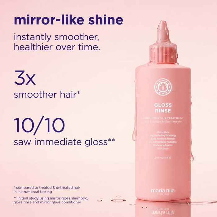 Maria Nila Mirror Gloss Rinse 3-Minute Gloss Hair Treatment 200ml