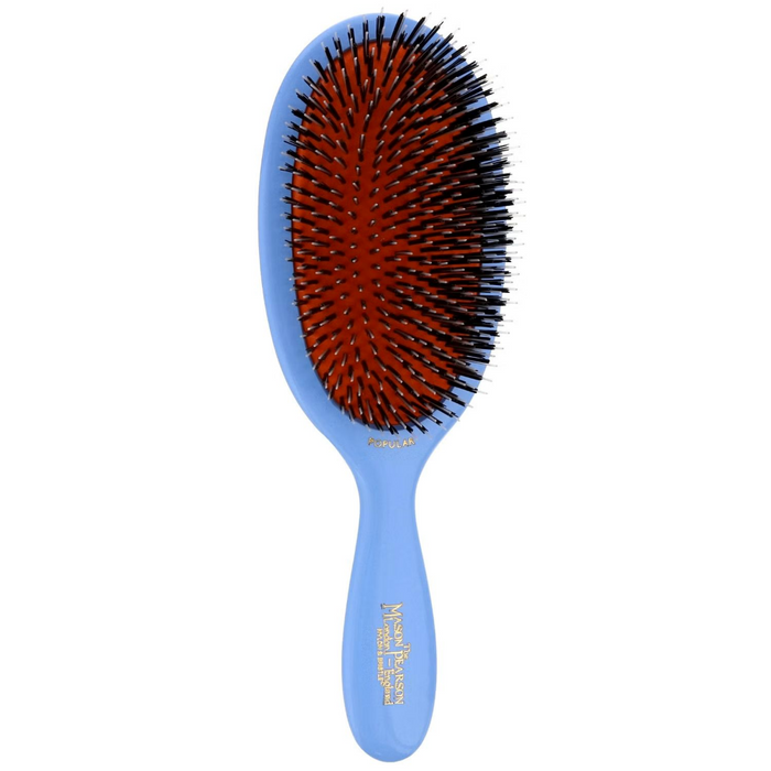 Mason Pearson Pocket Boar Bristle Hairbrush Blue B4