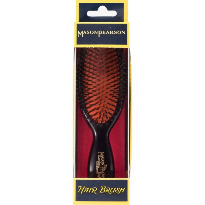 Mason Pearson Pocket Boar Bristle Hairbrush Dark Ruby B4