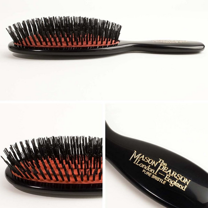 Mason Pearson Pocket Boar Bristle Hairbrush Dark Ruby B4