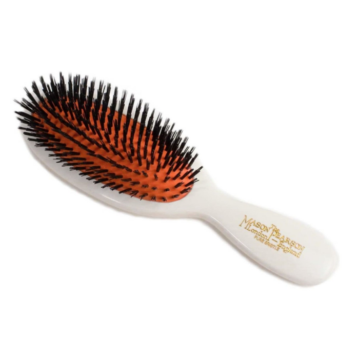 Mason Pearson Pocket Boar Bristle Hairbrush Ivory B4
