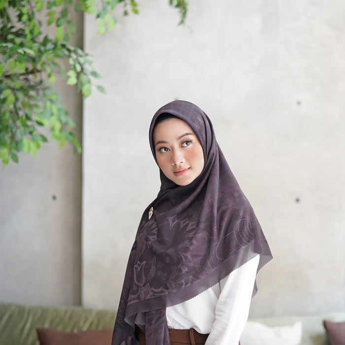 Medina Voal Square XL - Burgundy