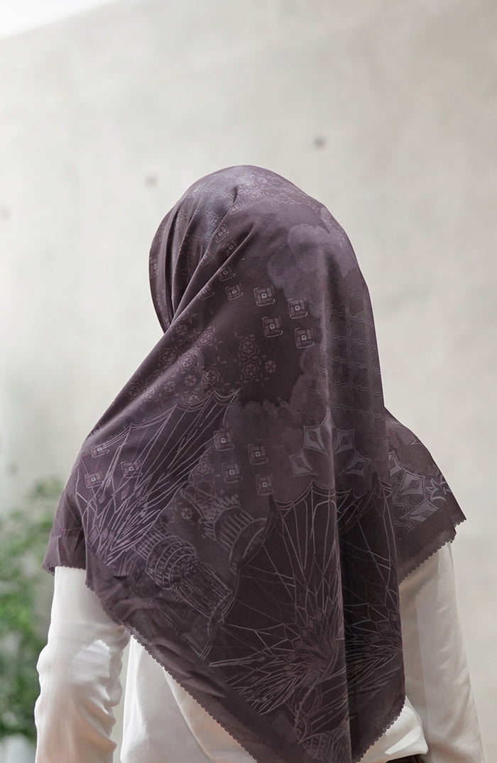 Medina Voal Square XL - Burgundy