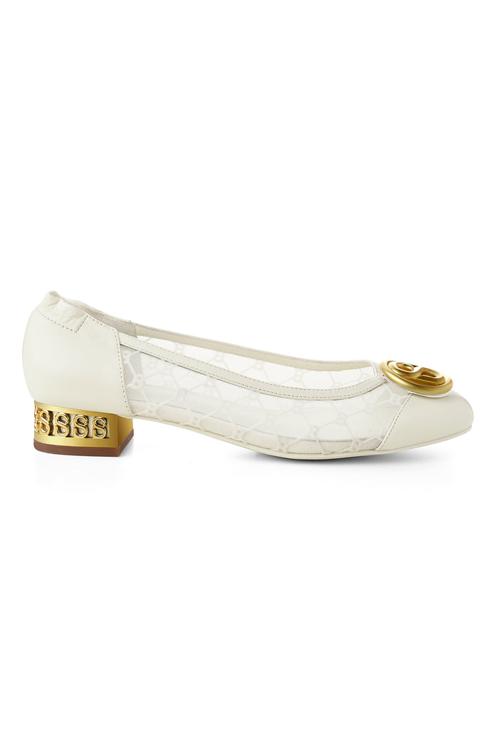 Meela Pump - Broken White