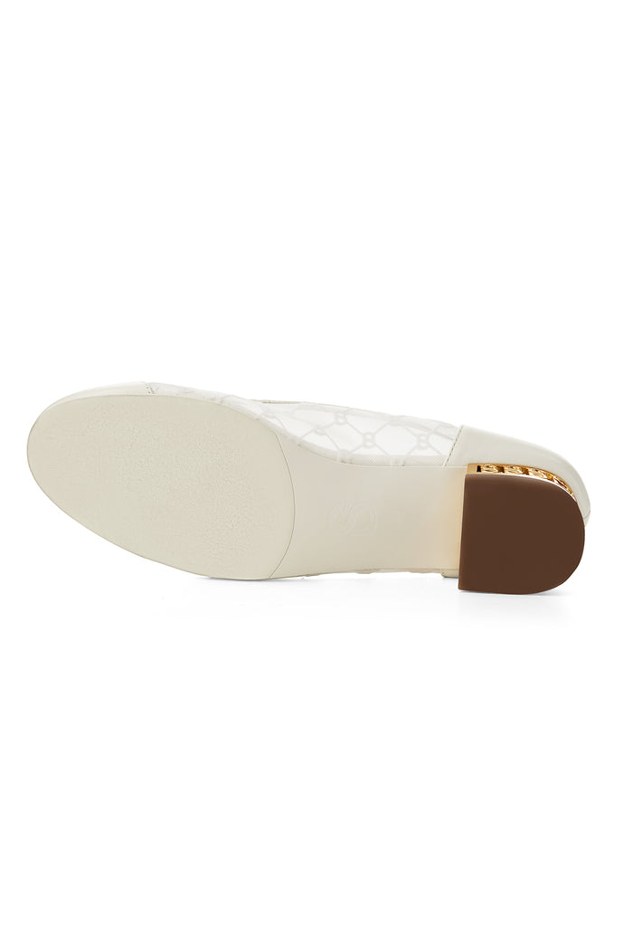 Meela Pump - Broken White