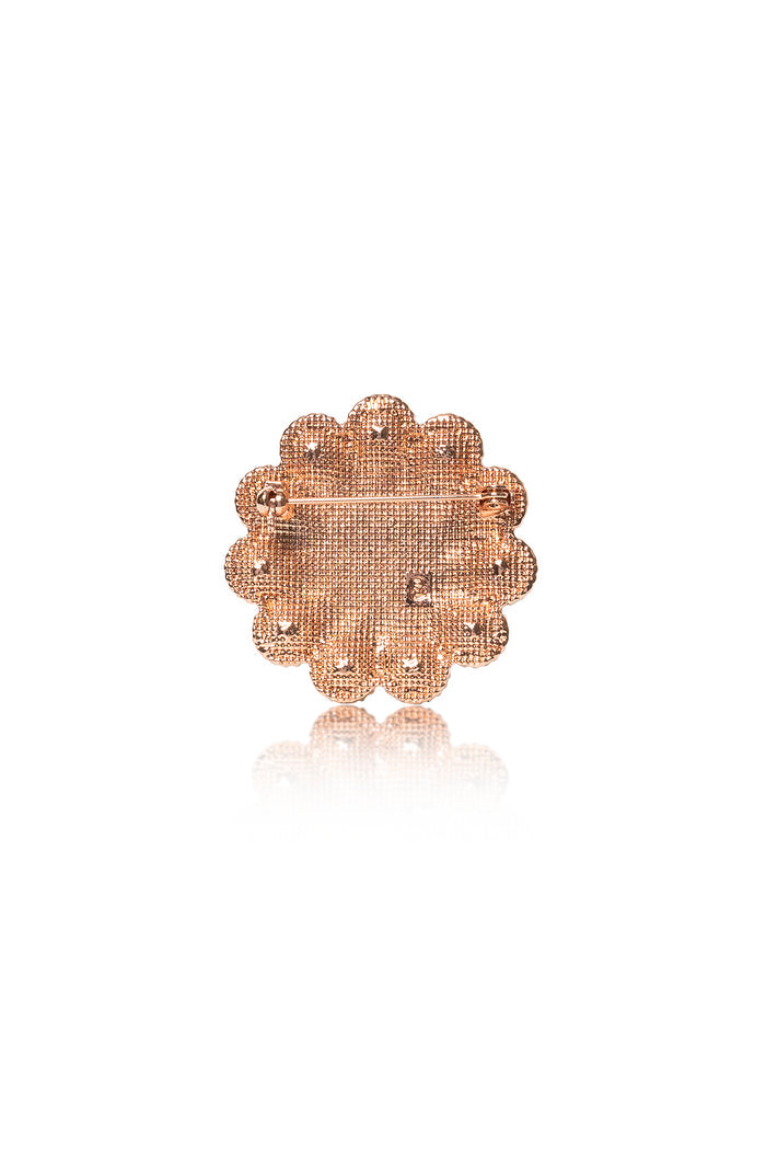 Megan Brooch - Rose Gold