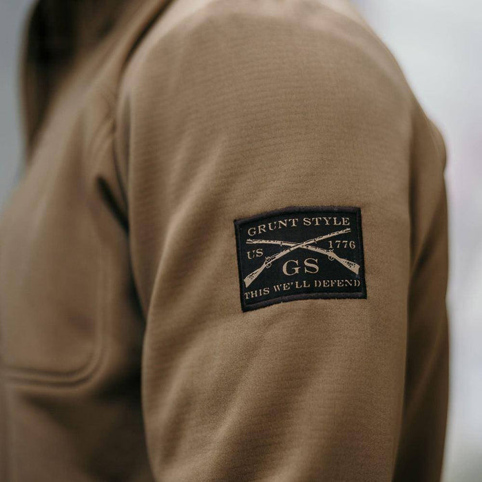 Half Zip Jacket - Waffle Knit